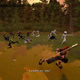 Soft lock is a yellow reticule. Hard lock is blue. Here I’m facing a big group of enemies, so I’m staying soft locked. Over time you’ll realize soft lock is the champion. You can’t turn soft lock off, so just consider it an indicator of what you’ll hit when you attack.